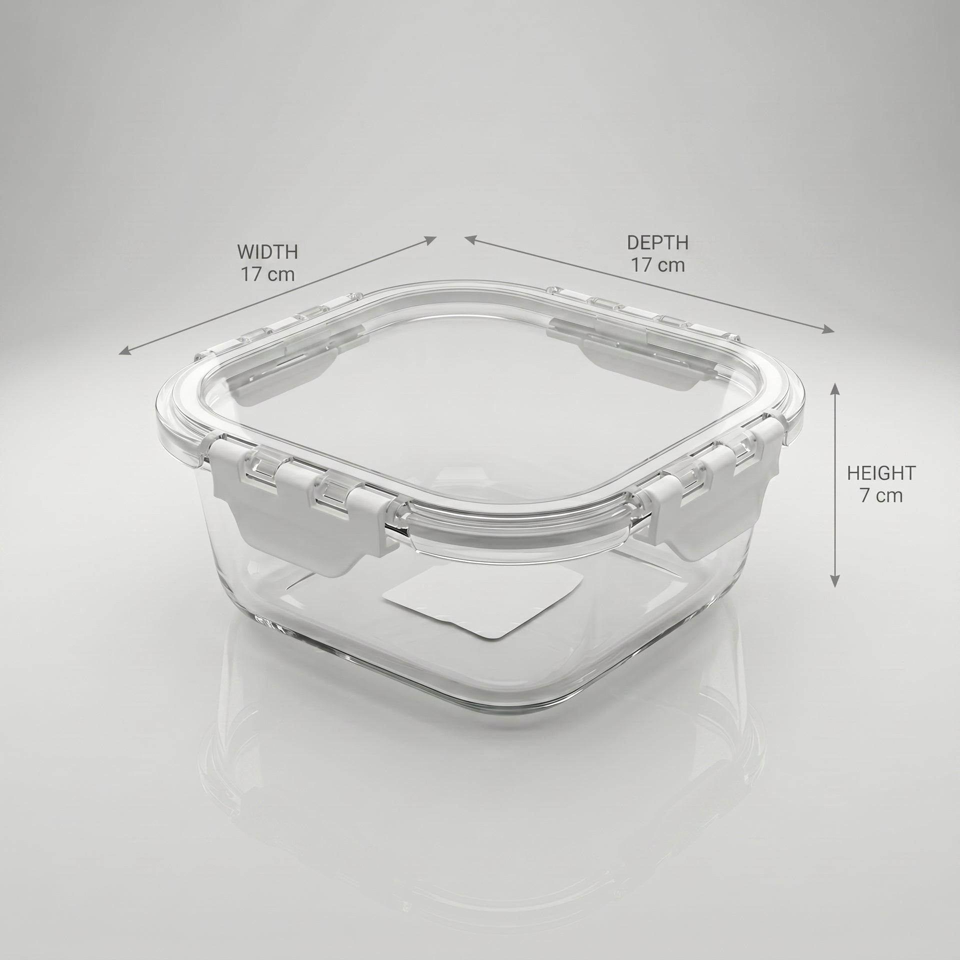 800 ml Glass Food Can By Zodiya