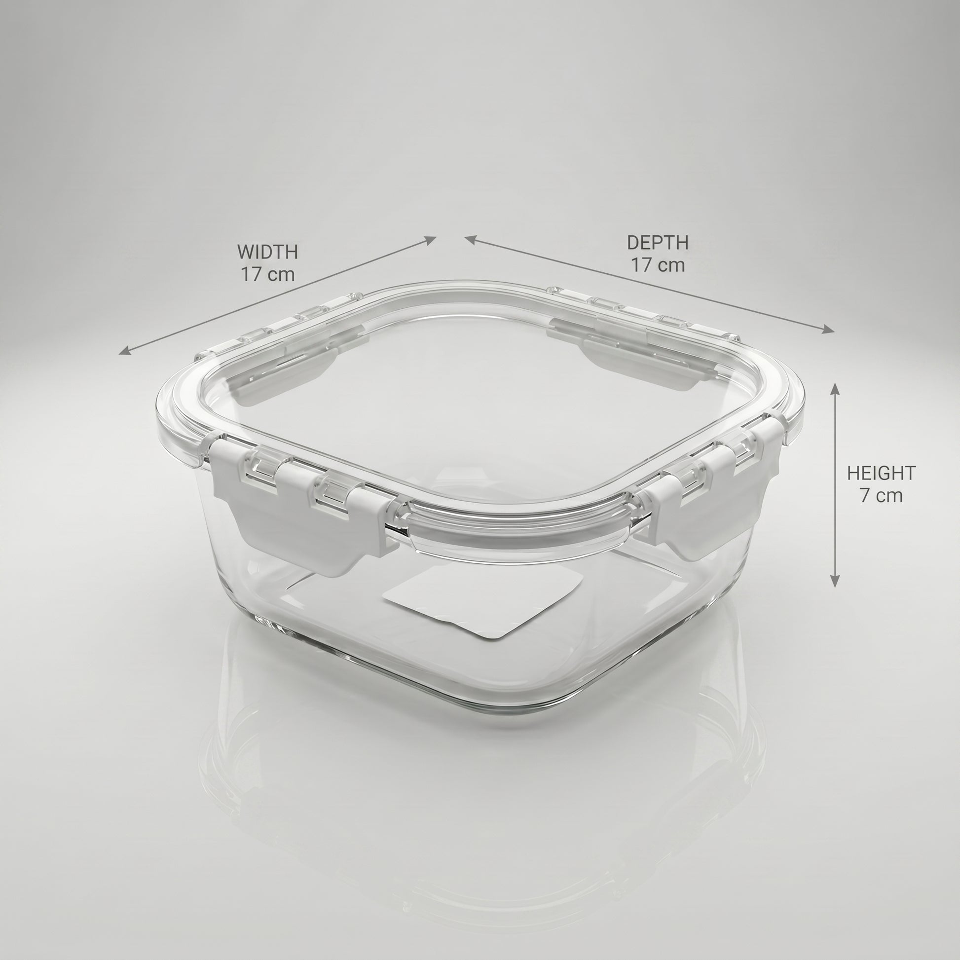 800 ml Glass Food Can By Zodiya-2