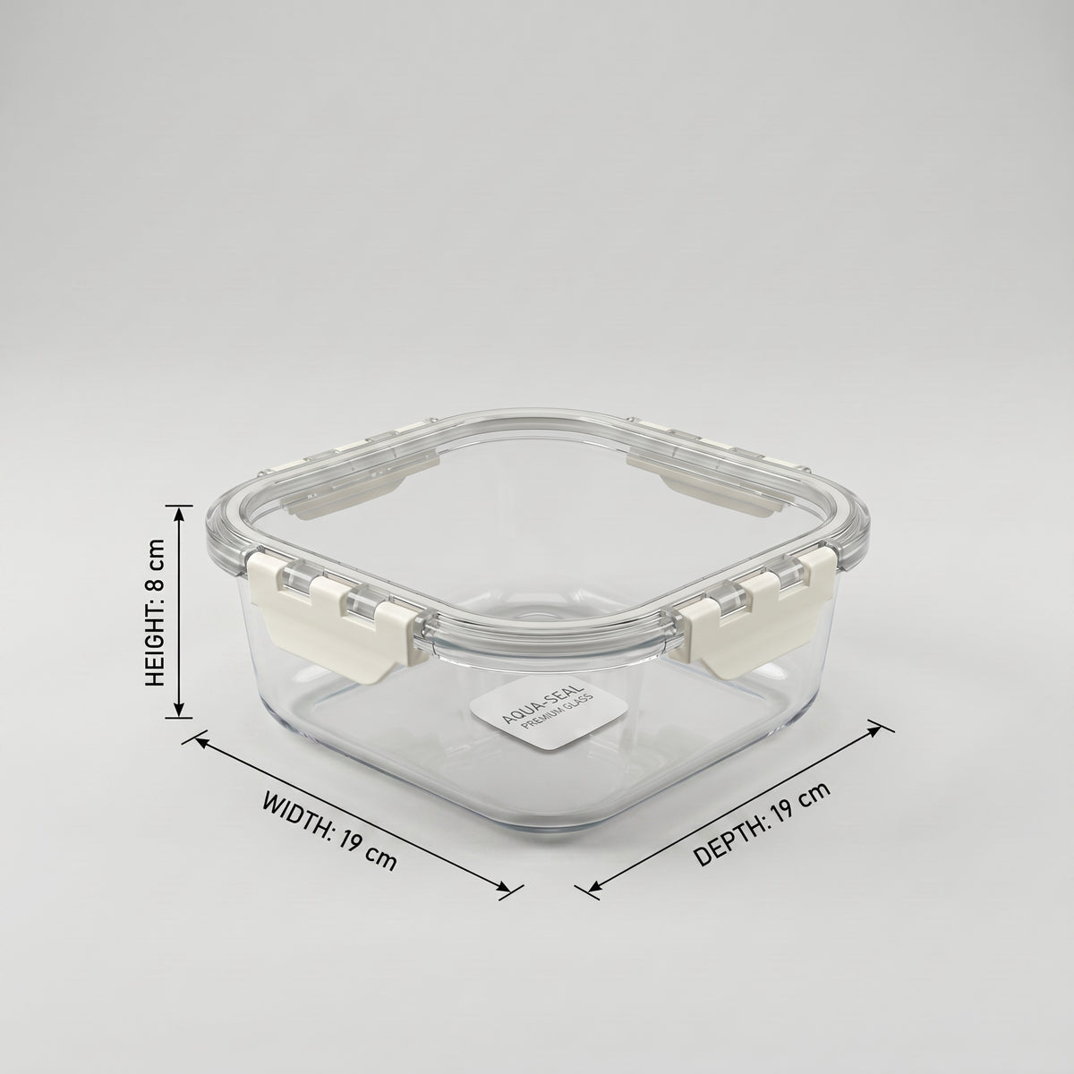 Glass Food Container Box (1100 ml) By Zodiya