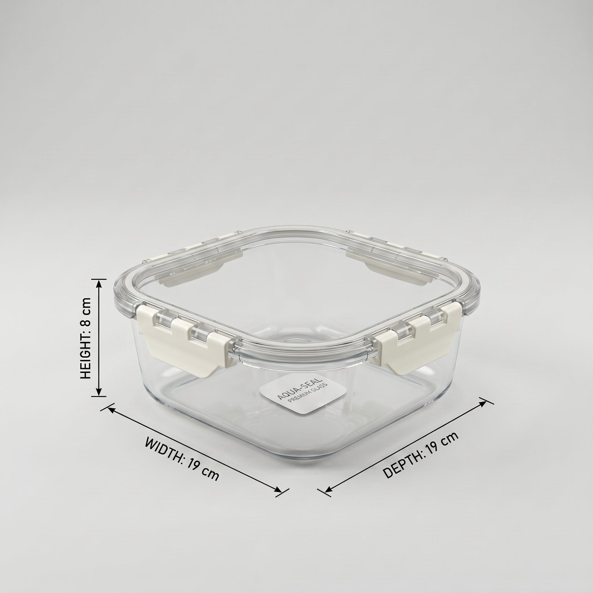 1100 ml Glass Food Can By Zodiya-2