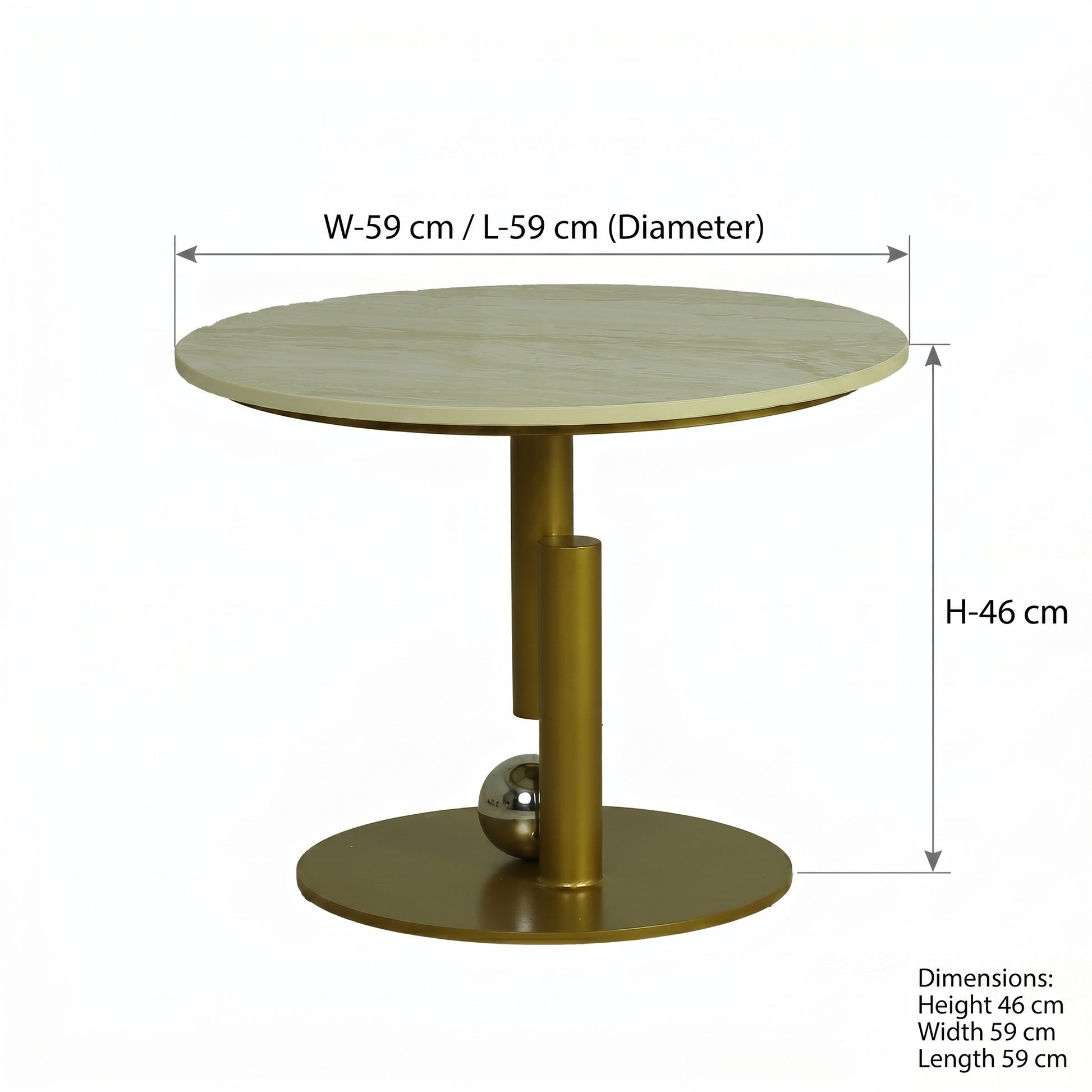 ZDY-ATP11-Side Table Marble Top 59x59x46-3
