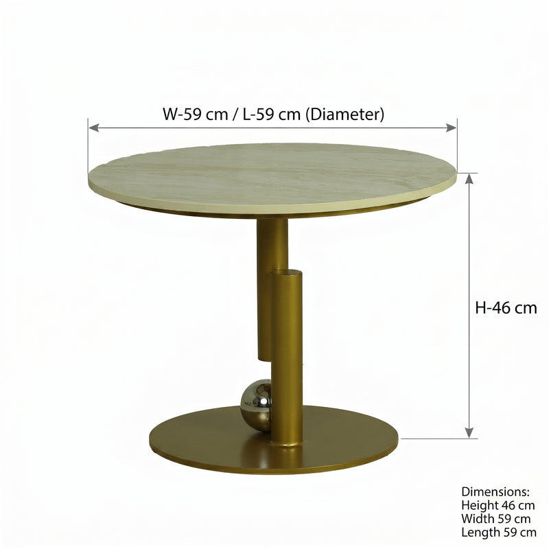 ZDY-ATP11-Side Table Marble Top 59x59x46-3