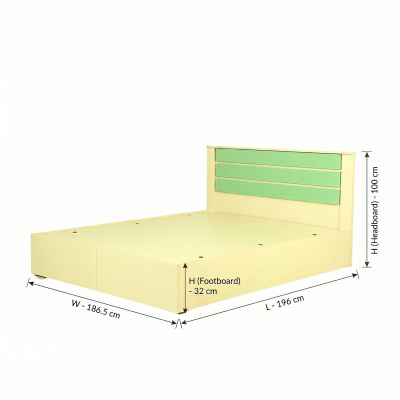 ZDY-FFI-Lormier Cot with storage 150X200-17749-2