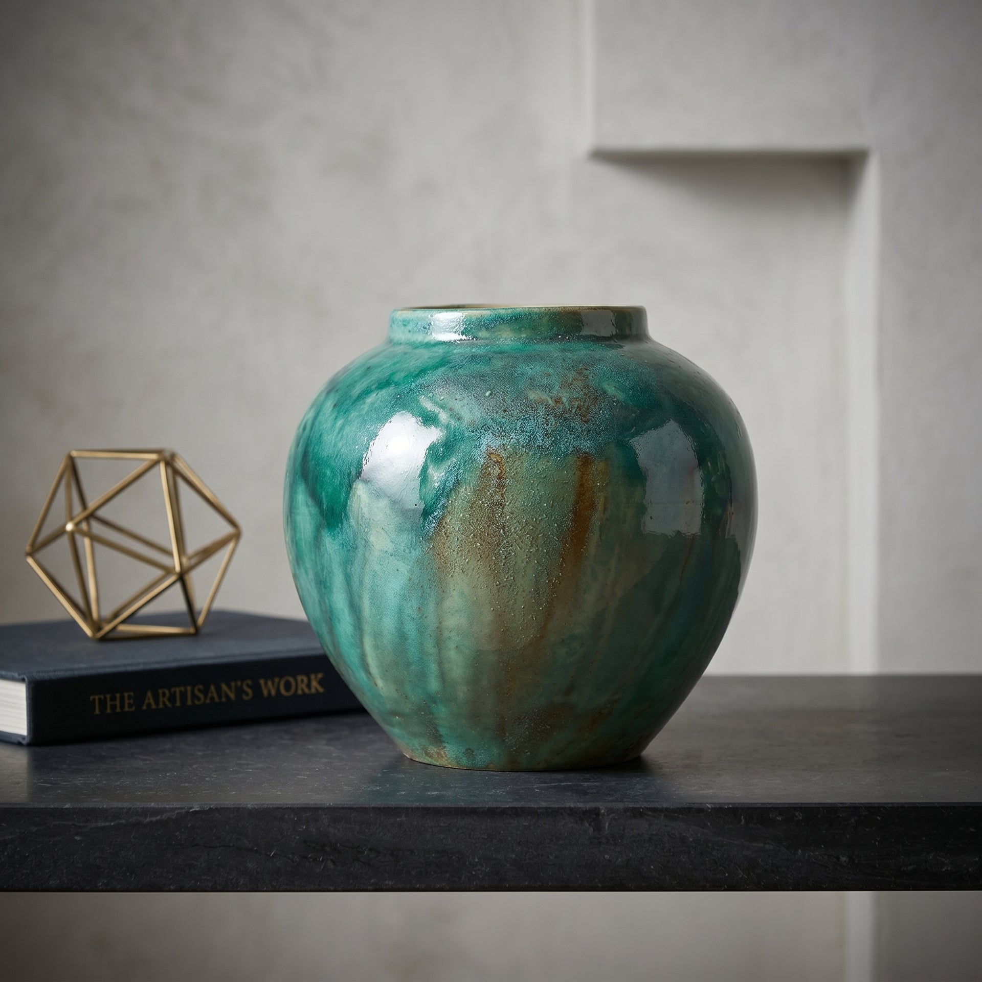 Seafoam Ceramic Flower Vase By Zodiya