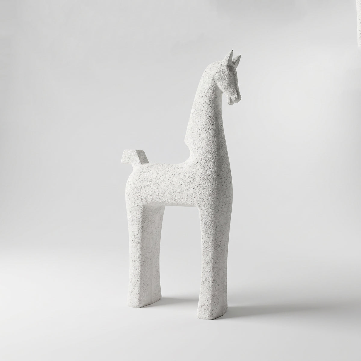 White Ceramic Large Animal Decor By Zodiya