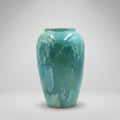 Green Glaze Ceramic Jar Vase (medium) By Zodiya