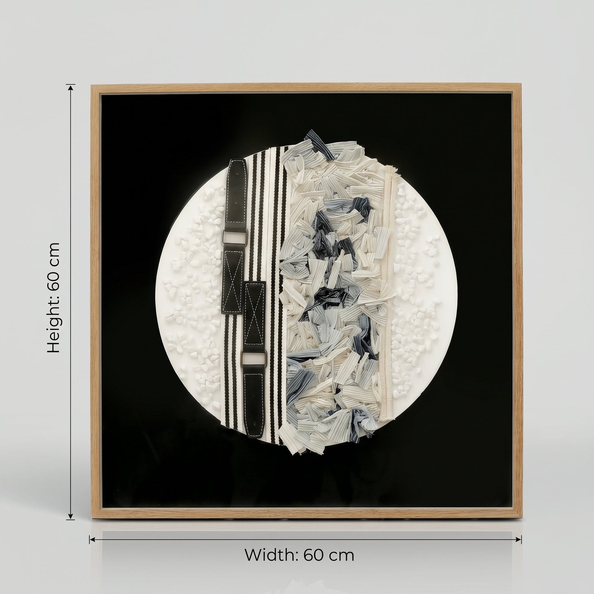 Wooden Glass Circle Picture Frame By Zodiya