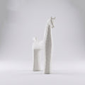 White Ceramic Large Animal Decor By Zodiya