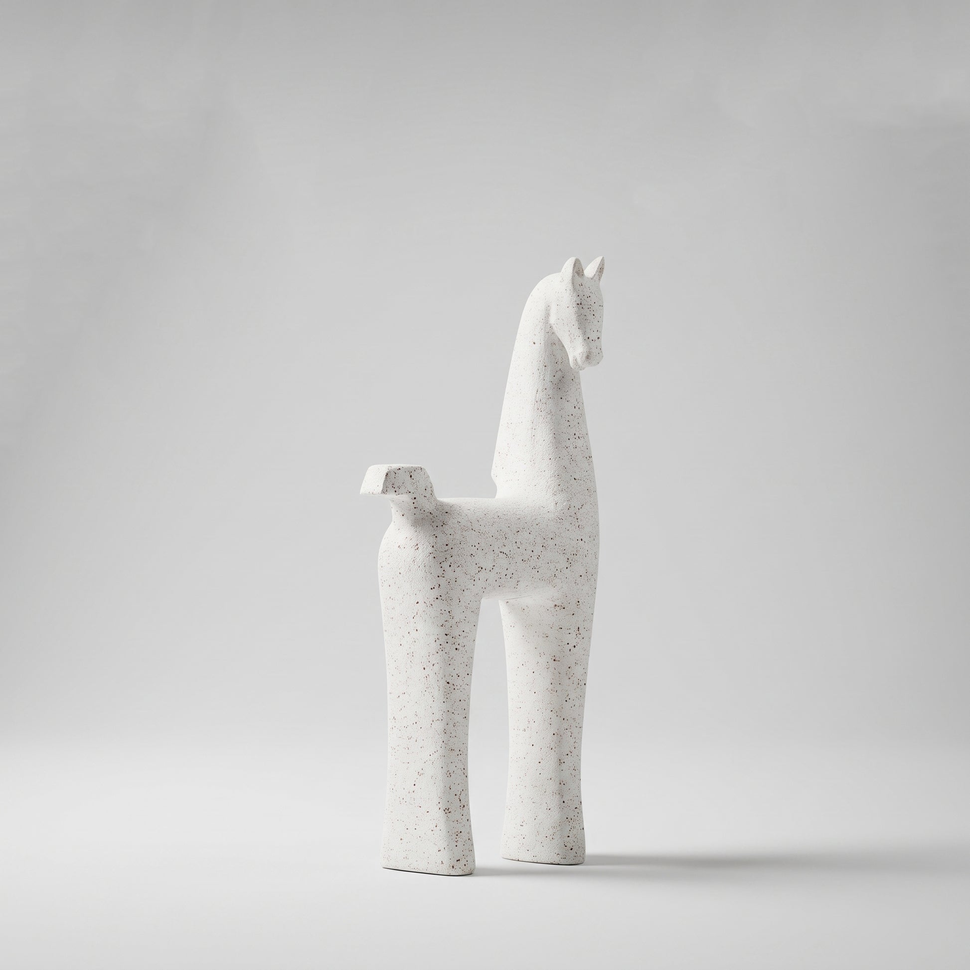 Beige Resin Giraffe Decor By Zodiya-5