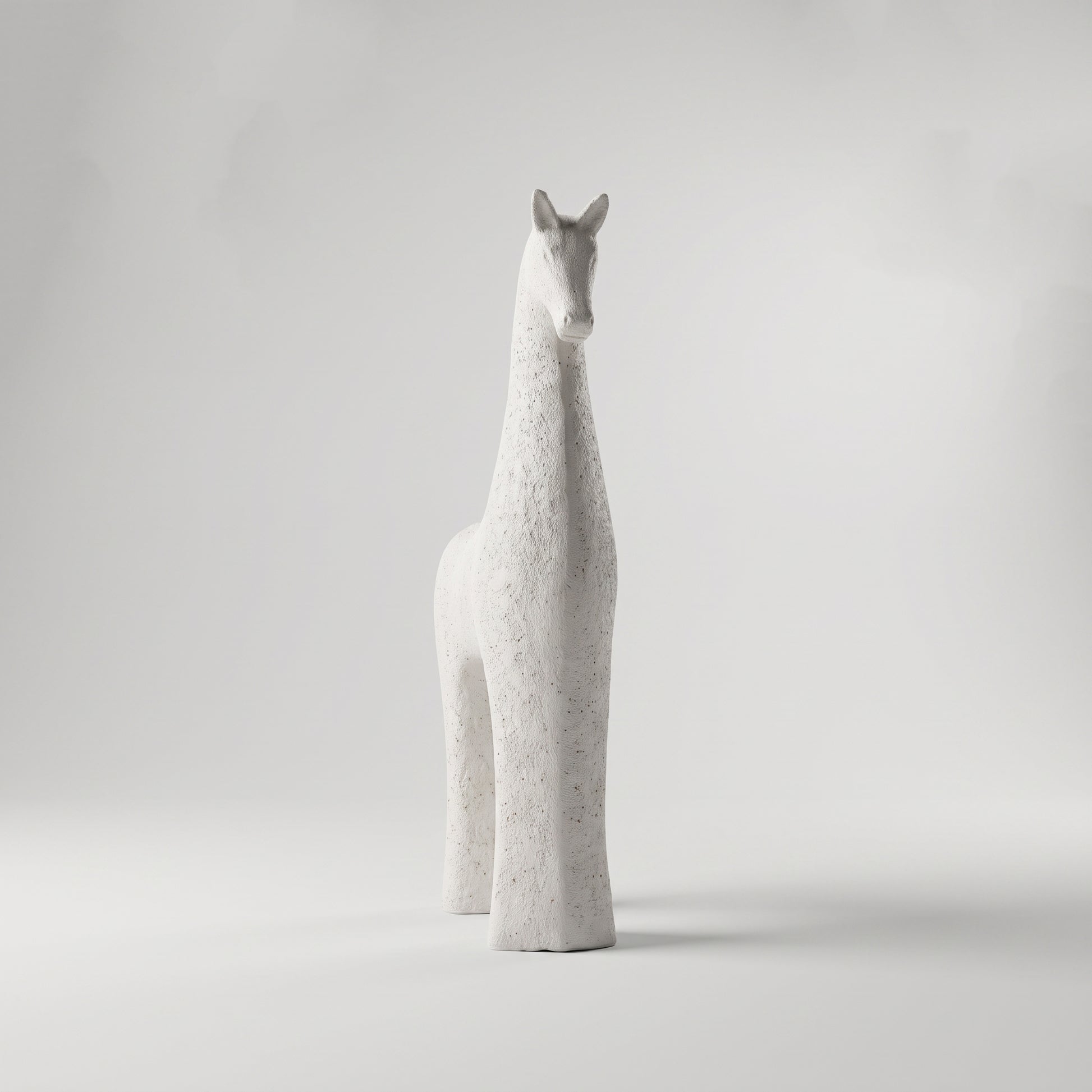 White Resin Giraffe Decor By Zodiya-7