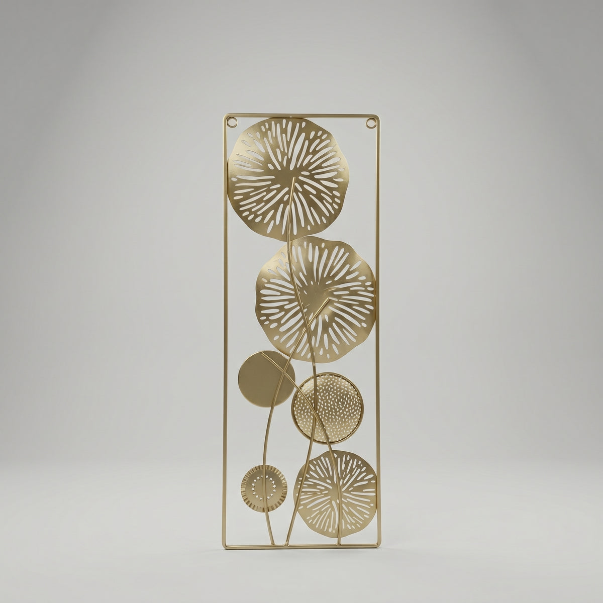 Black and Gold Metal Wall Frame By Zodiya
