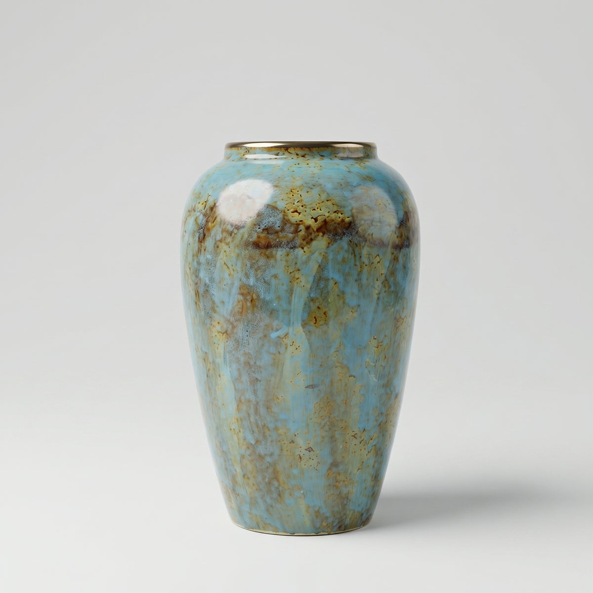 Stone Grey Medium Ceramic Flower Vase  By Zodiya
