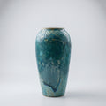 Green Glaze Ceramic Jar Vase (large) By Zodiya