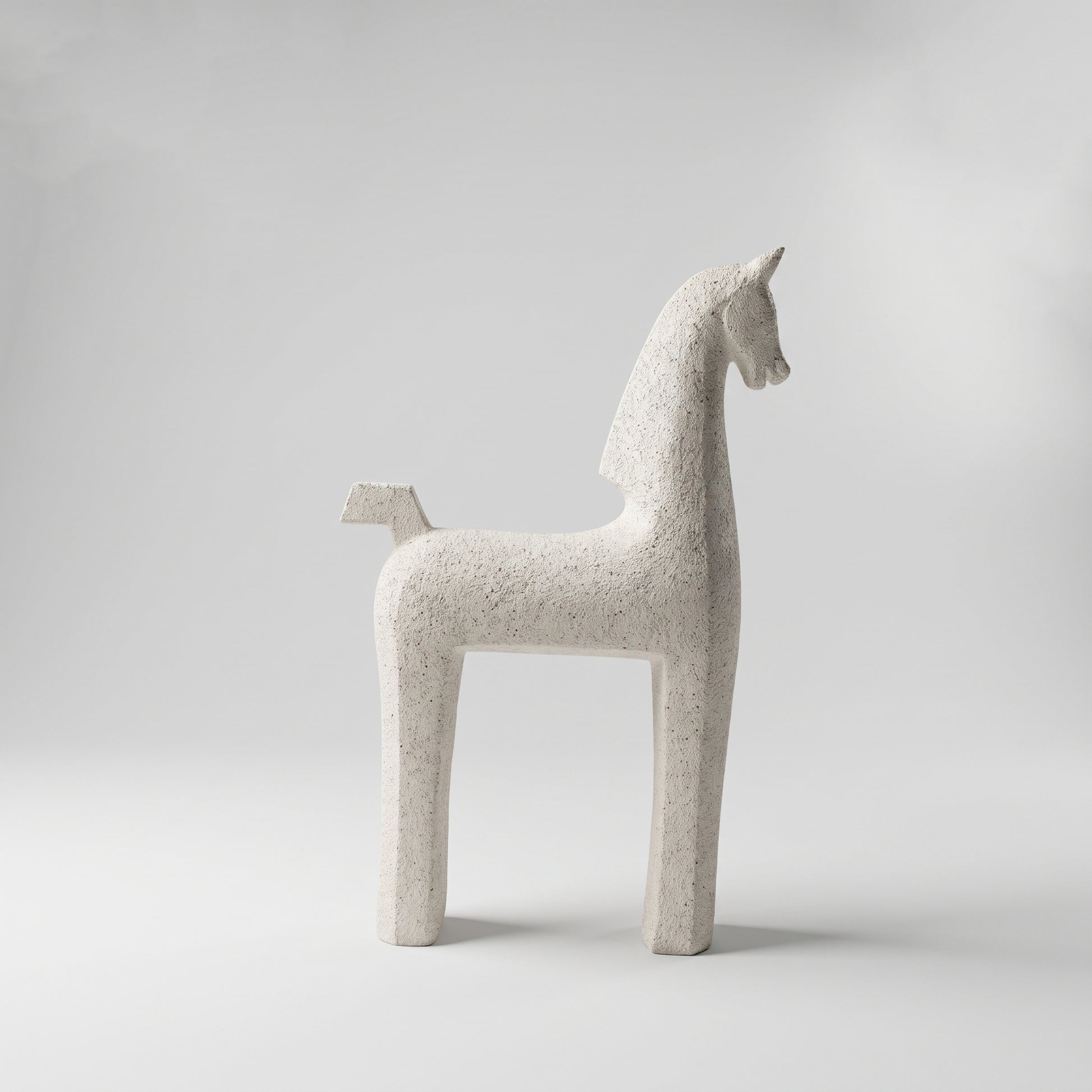 White Resin Giraffe Decor By Zodiya-9