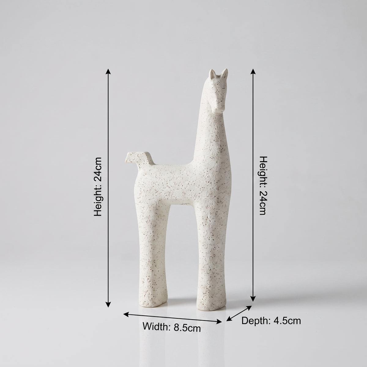 Beige Ceramic Animal Decor By Zodiya