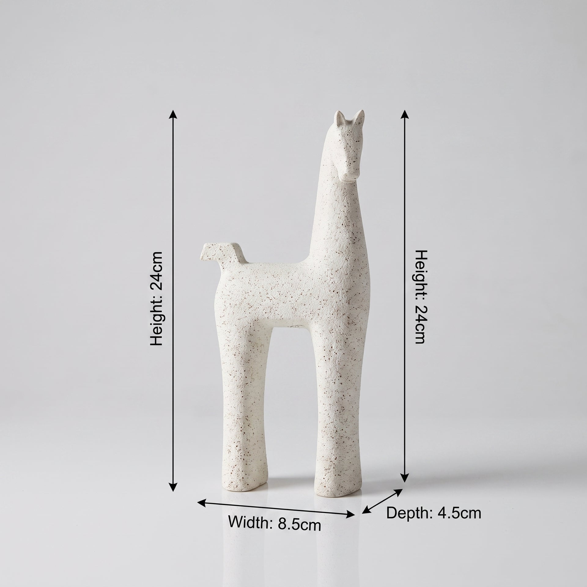Beige Resin Giraffe Decor By Zodiya