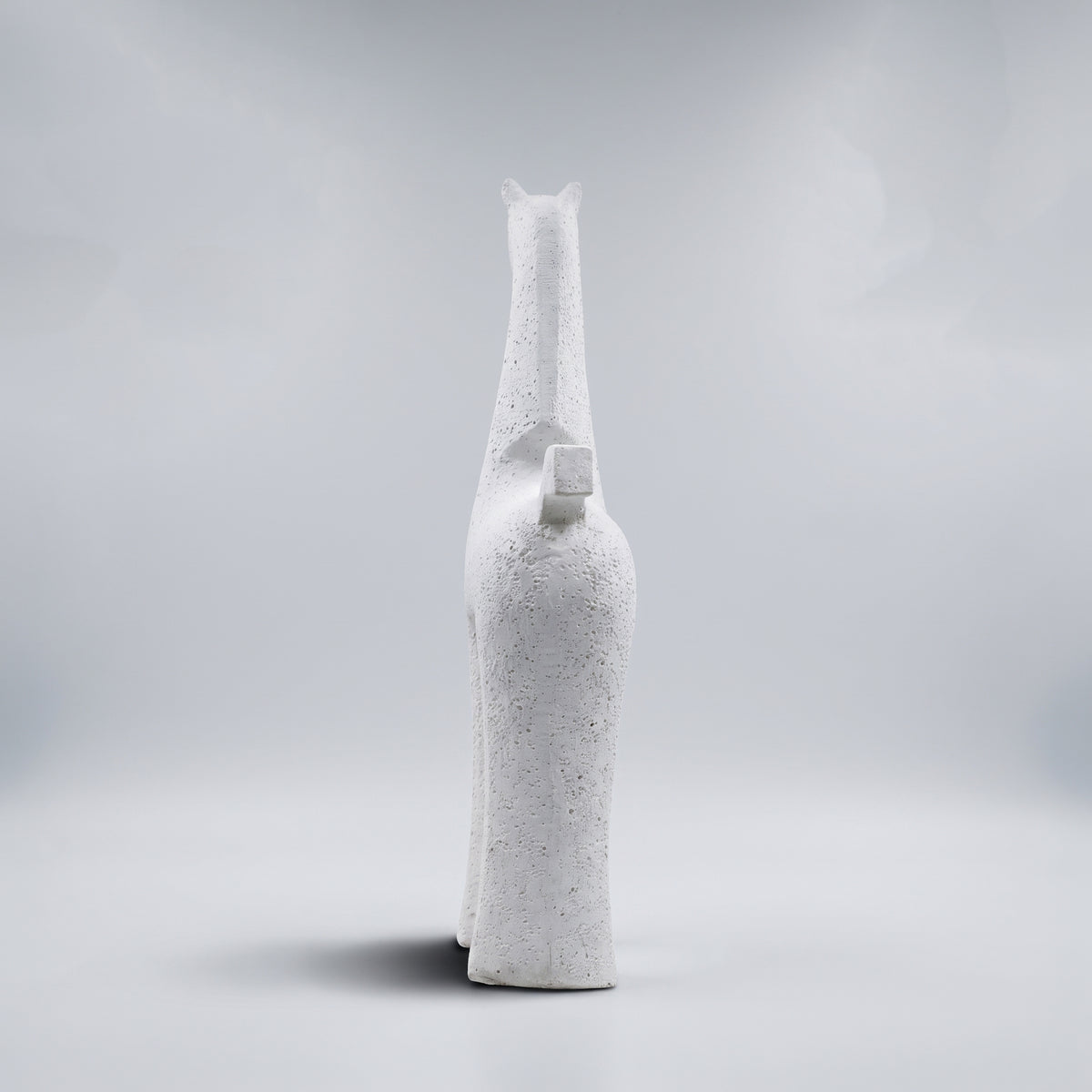 White Ceramic Large Animal Decor By Zodiya