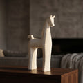 White Ceramic Large Animal Decor By Zodiya