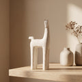 Beige Ceramic Animal Decor By Zodiya