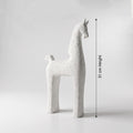 White Ceramic Large Animal Decor By Zodiya