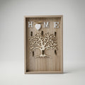 Beige Wooden Key Holder Stand By Zodiya