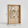 Beige Wooden Key Holder Stand By Zodiya