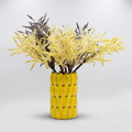 Yellow Flower Vase (large) by Zodiya