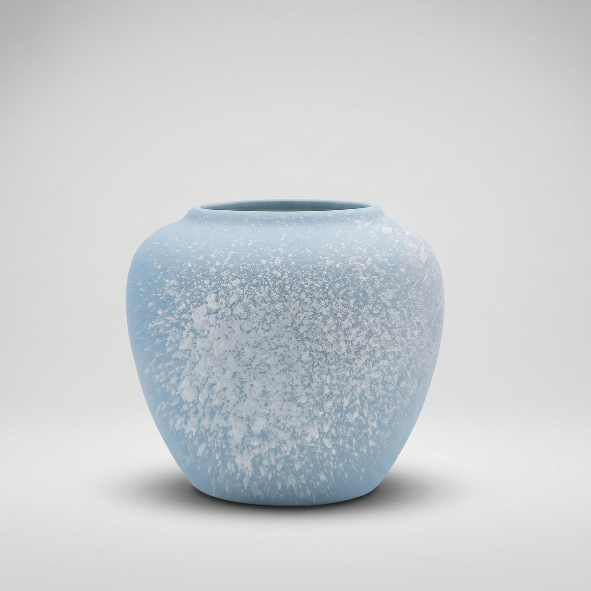 Light Blue Ceramic Flower Vase By Zodiya