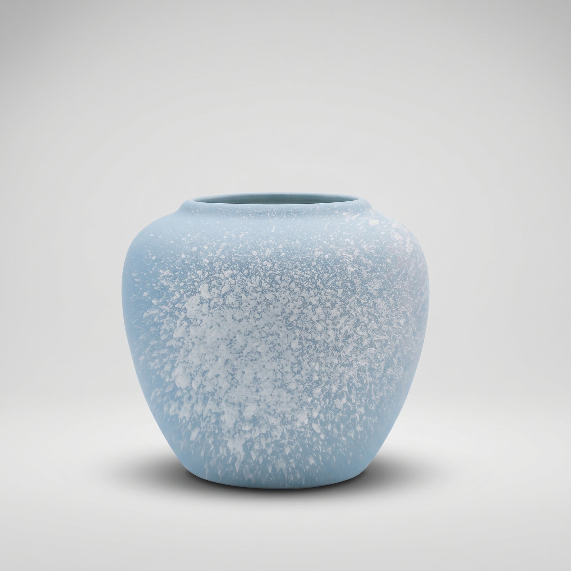 Light Blue Ceramic Flower Vase By Zodiya-3