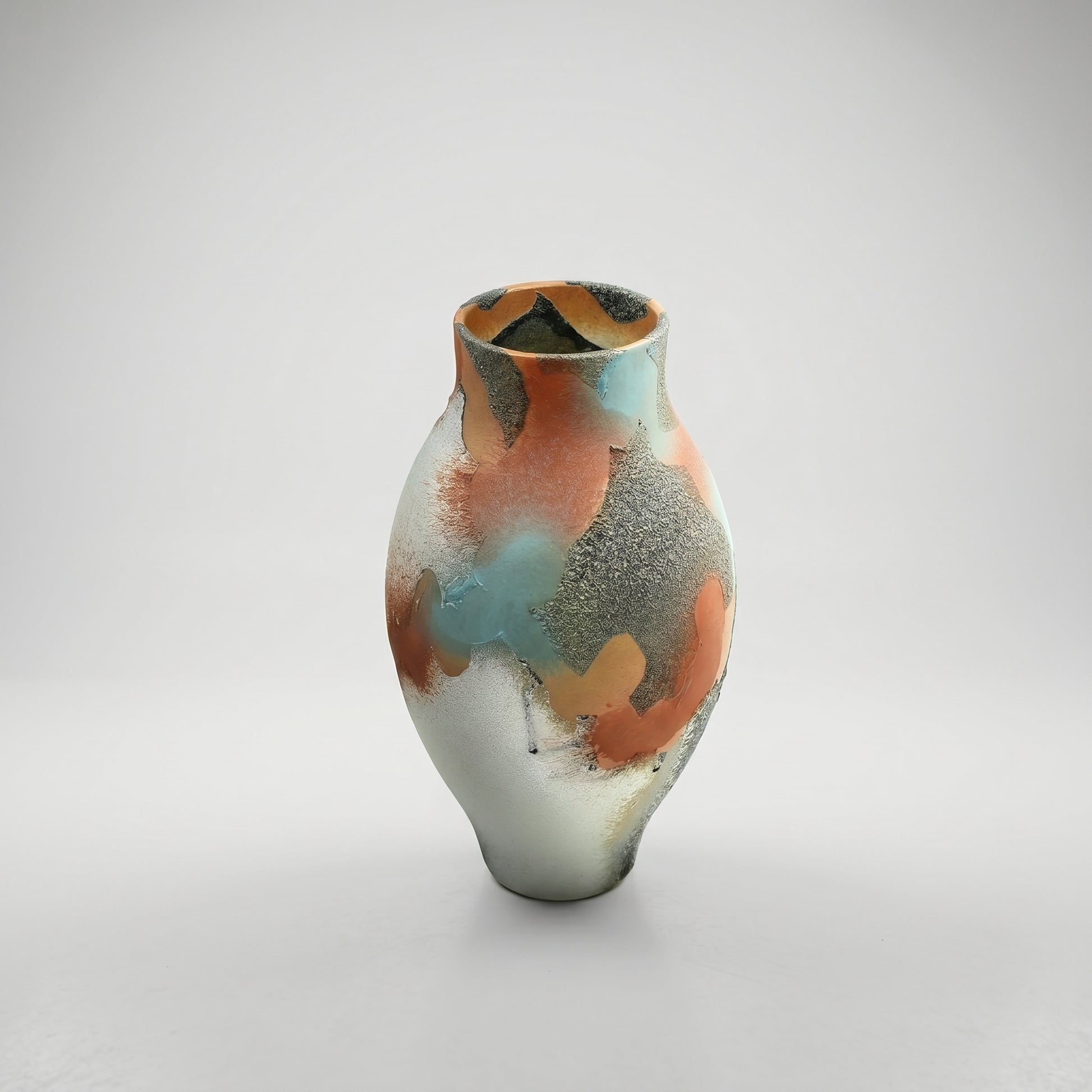 Ceramic Flower Vase Antique Gradient- Large By Zodiya-3