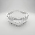 Glass Food Container Box (800 ml) By Zodiya