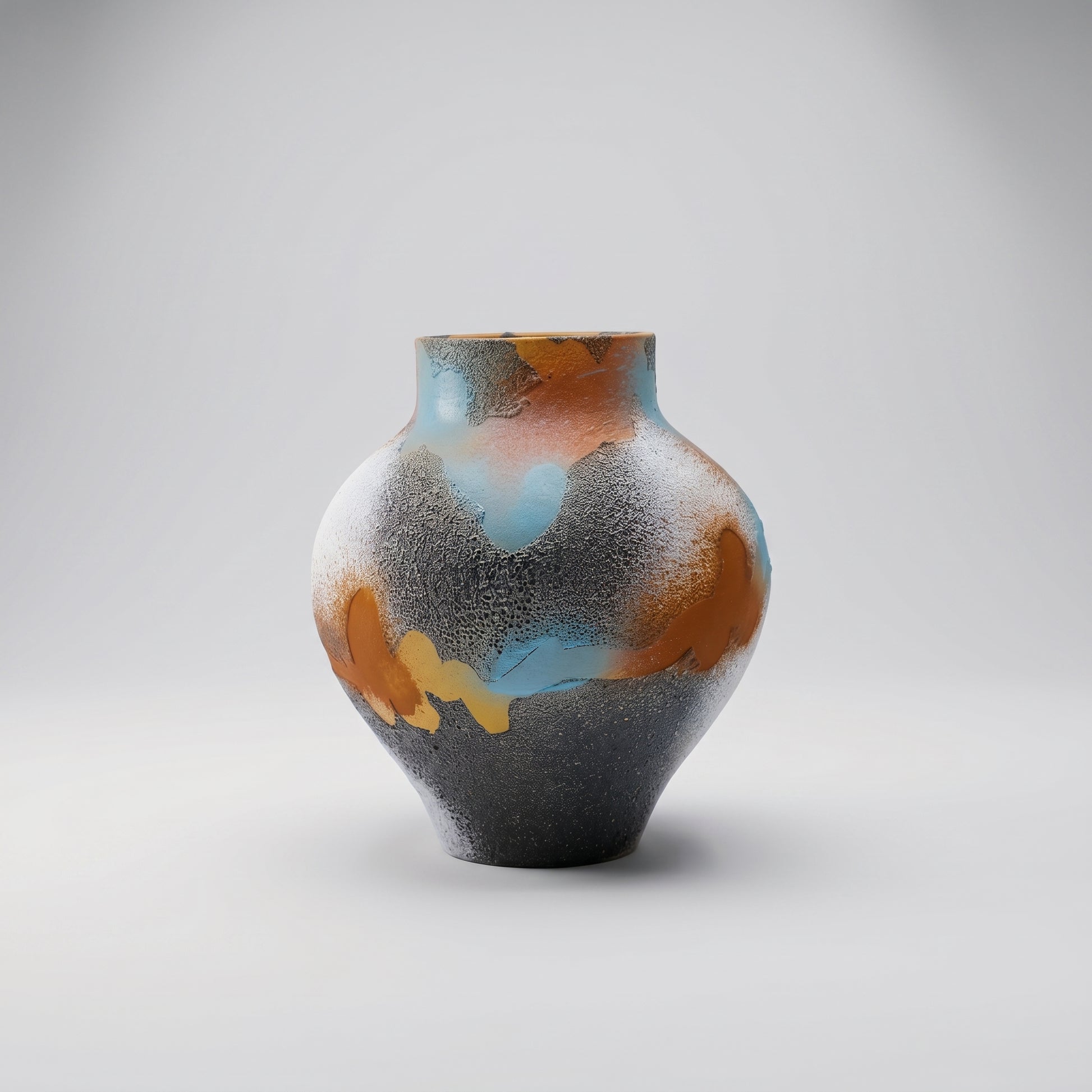 Antique Gradient Small Ceramic Flower Vase By Zodiya-4