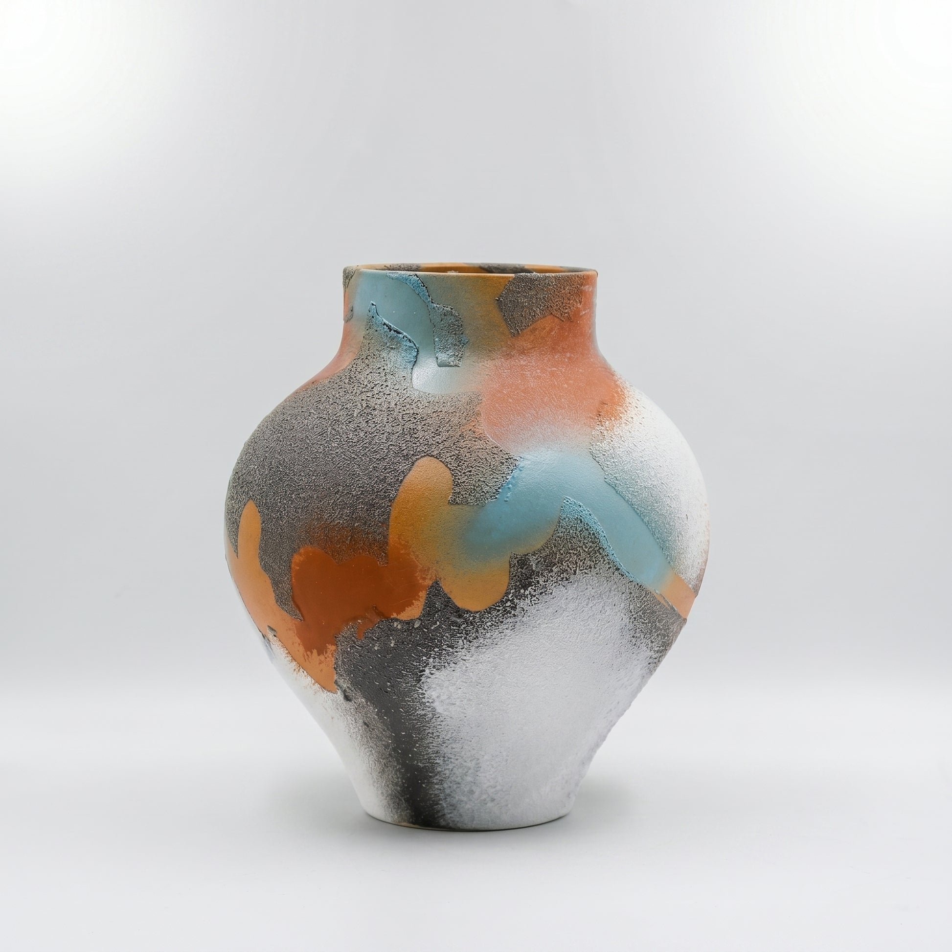 Antique Gradient Small Ceramic Flower Vase By Zodiya-5