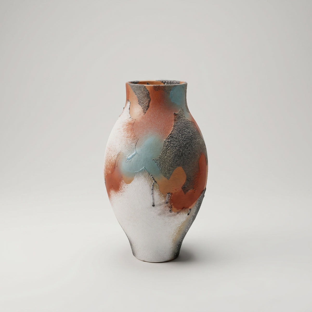 Antique Gradient Ceramic Flower Vase  (Large) By Zodiya