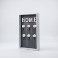 Black and White Wooden Key Holder Stand By Zodiya