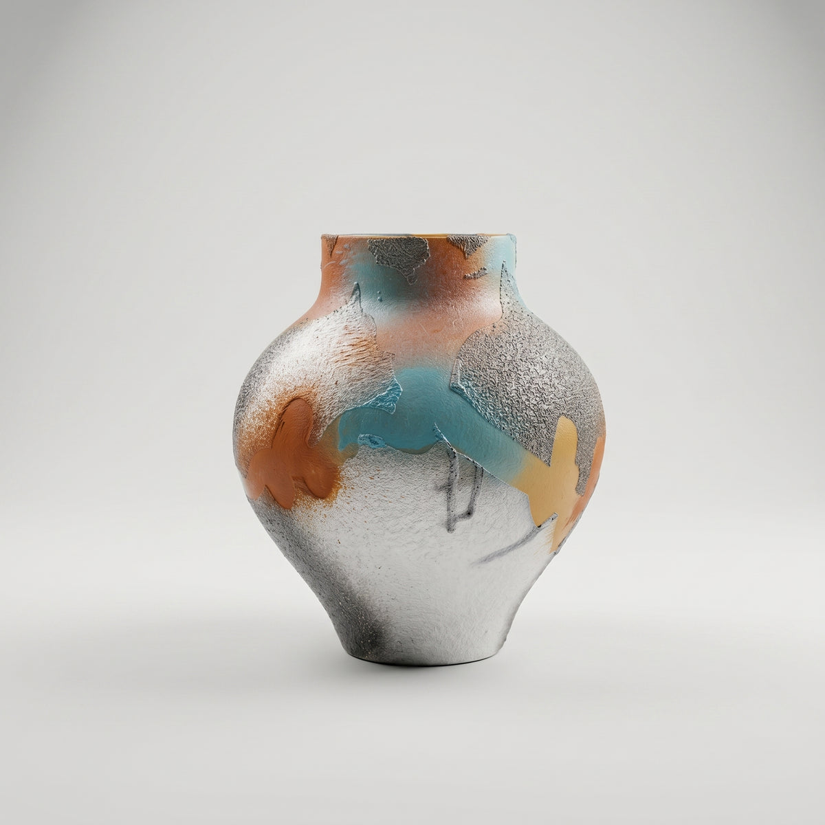 Gradient Ceramic Flower Vase (small) By Zodiya