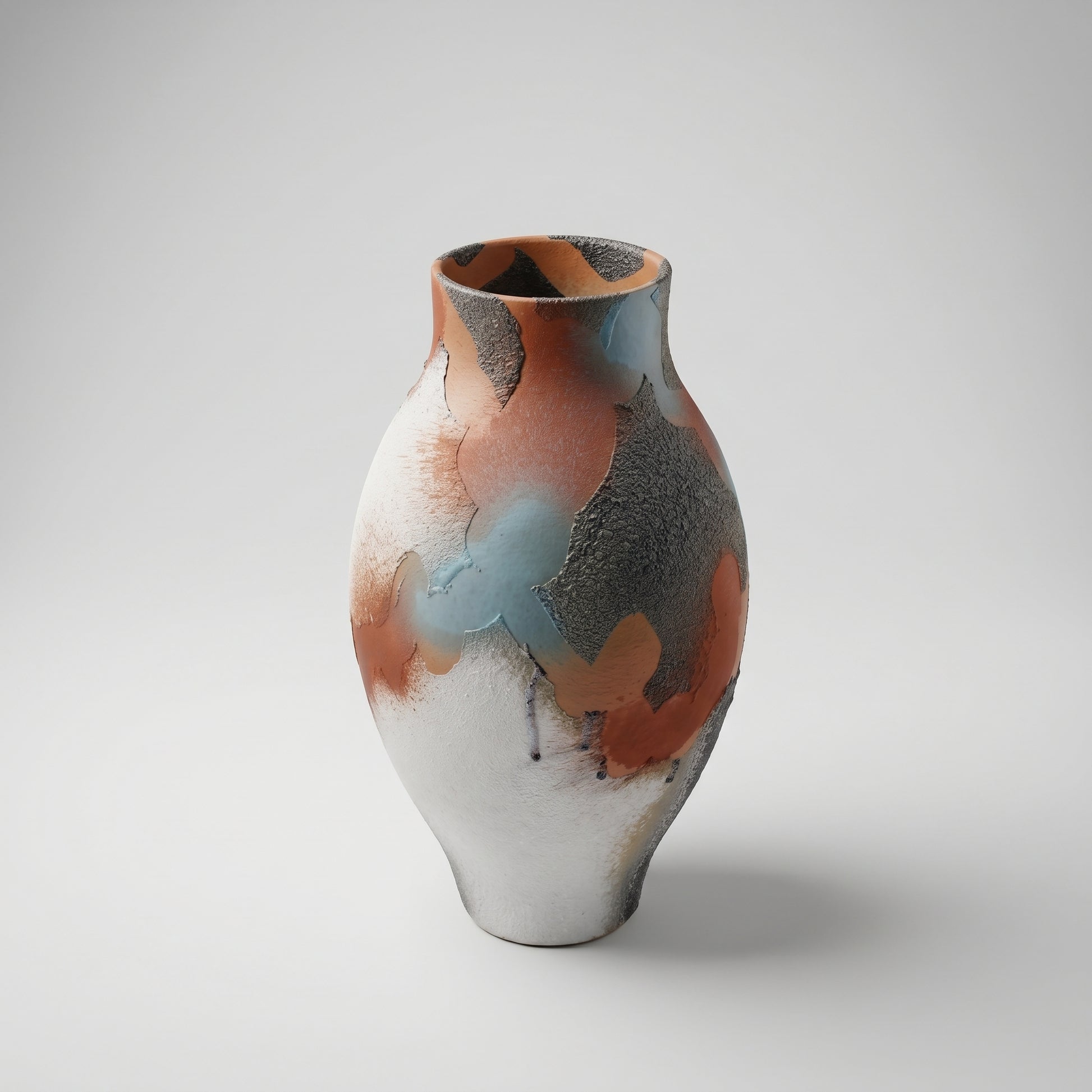 Ceramic Flower Vase Antique Gradient- Large By Zodiya-6