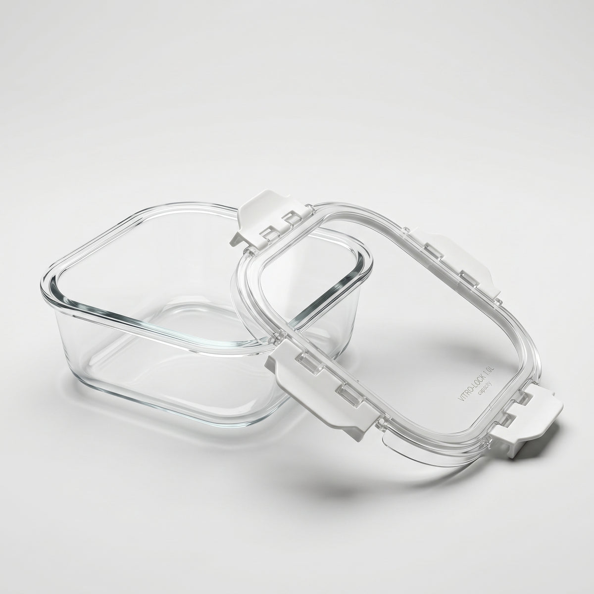 Glass Food Container Box (800 ml) By Zodiya