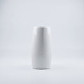 White Slanted Ceramic Flower Vase By Zodiya