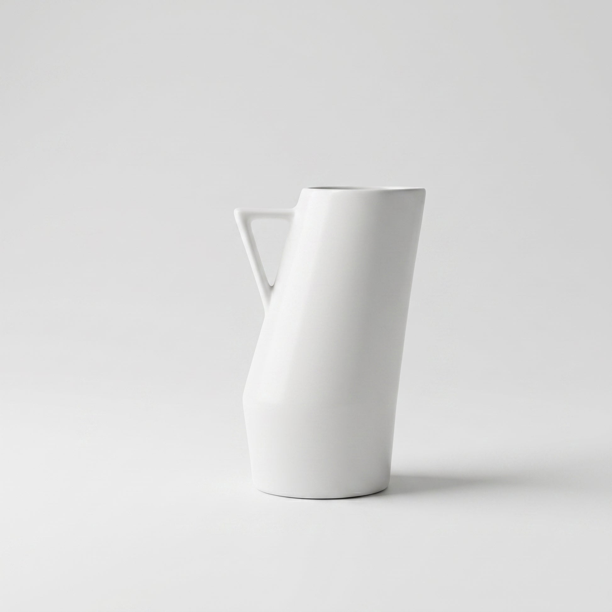 Mushroom Design Ceramic Flower Vase With Handle By Zodiya-6