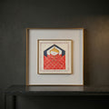 White and Red Wall Frame by Zodiya