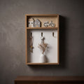White Wooden Keyholder by Zodiya