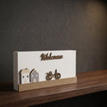 Wooden Welcome Decor By Zodiya