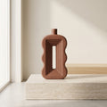 Terracotta Ceramic Flower Vase  By Zodiya