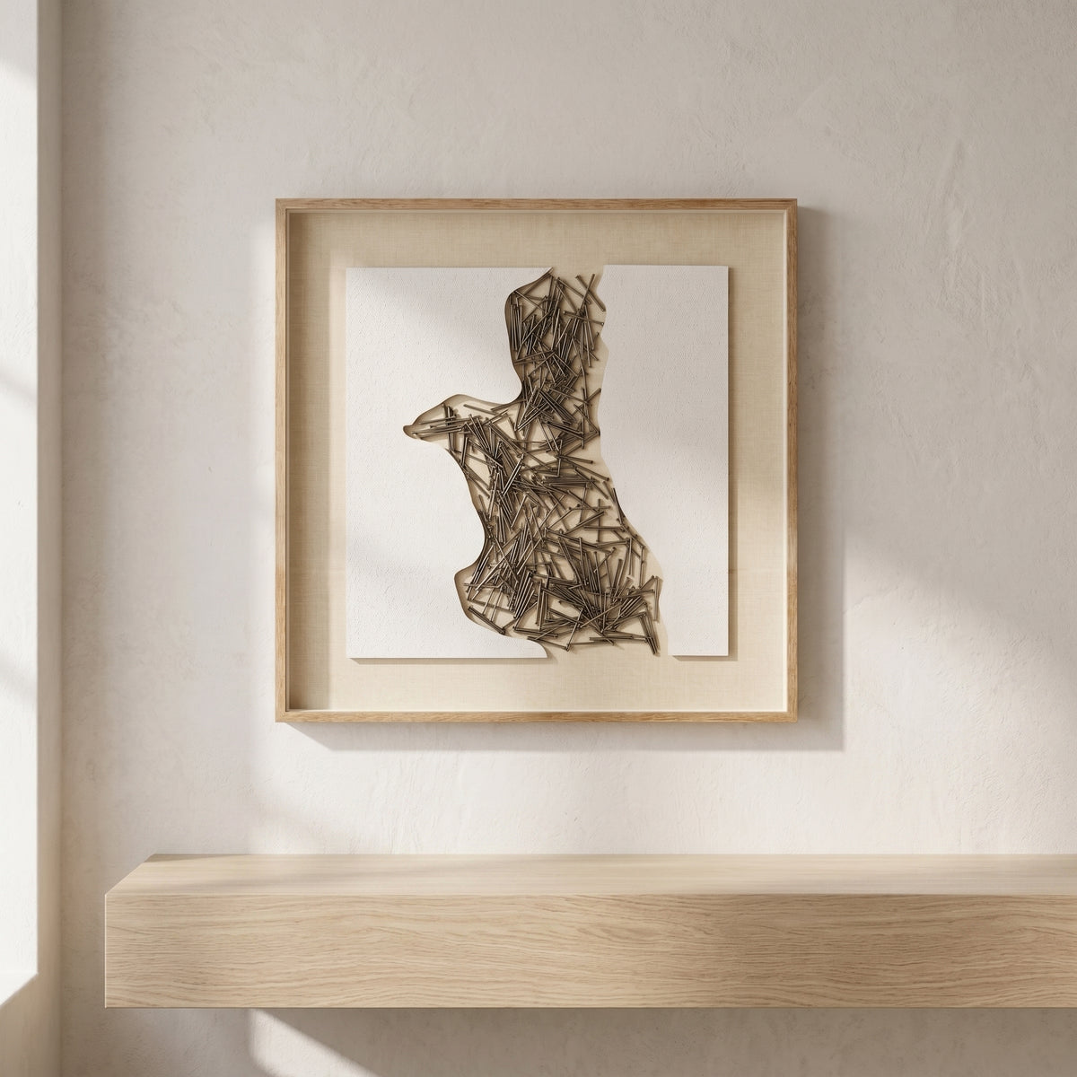 Modern Art Wooden Frame for Wall By Zodiya