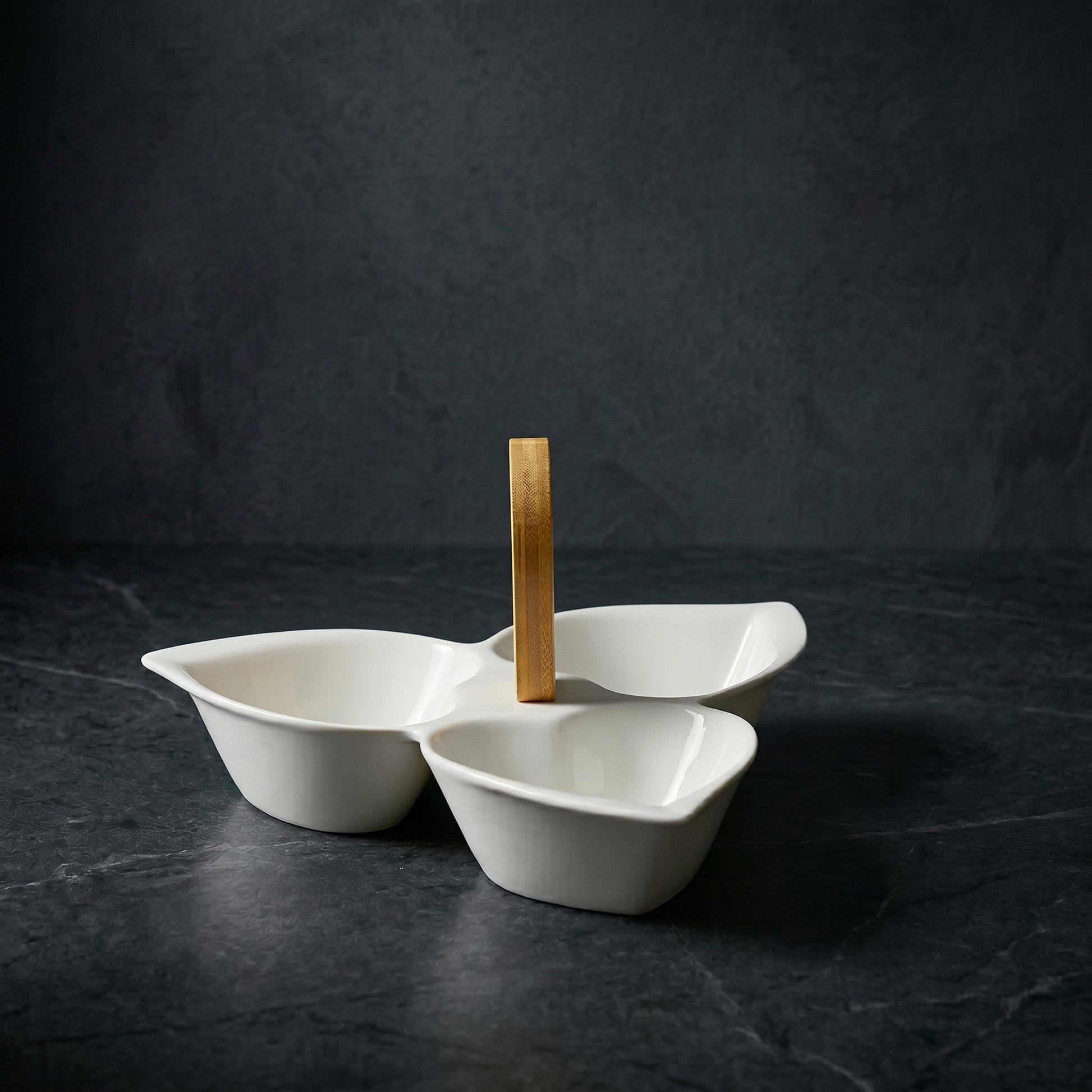 White Serving Platter of Set 3 by Zodiya-1