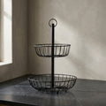 2 Tier Round Fruit Basket by Zodiya