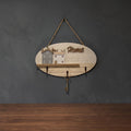 Hanging Wooden Key Holder By Zodiya