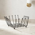 Black Counter Top Organiser Basket by Zodiya