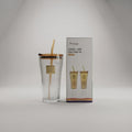 Brown Sipper Glass by Zodiya